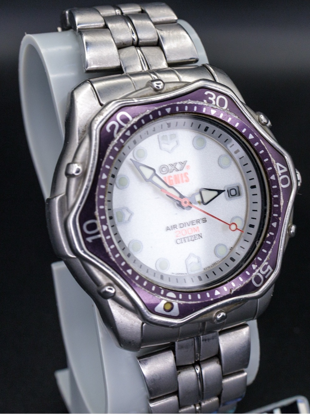 Citizen Rare Oxy Ignis 6218 Vintage 40mm JDM Import Dive Watch - Picture 2 of 5